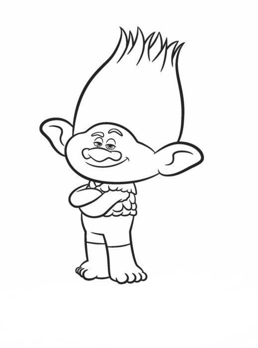 Free Printable Trolls Coloring Pages
 Trolls Coloring pages to and print for free