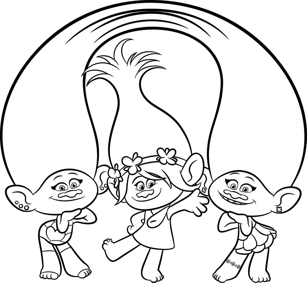 Free Printable Trolls Coloring Pages
 Trolls Movie Coloring Pages Best Coloring Pages For Kids