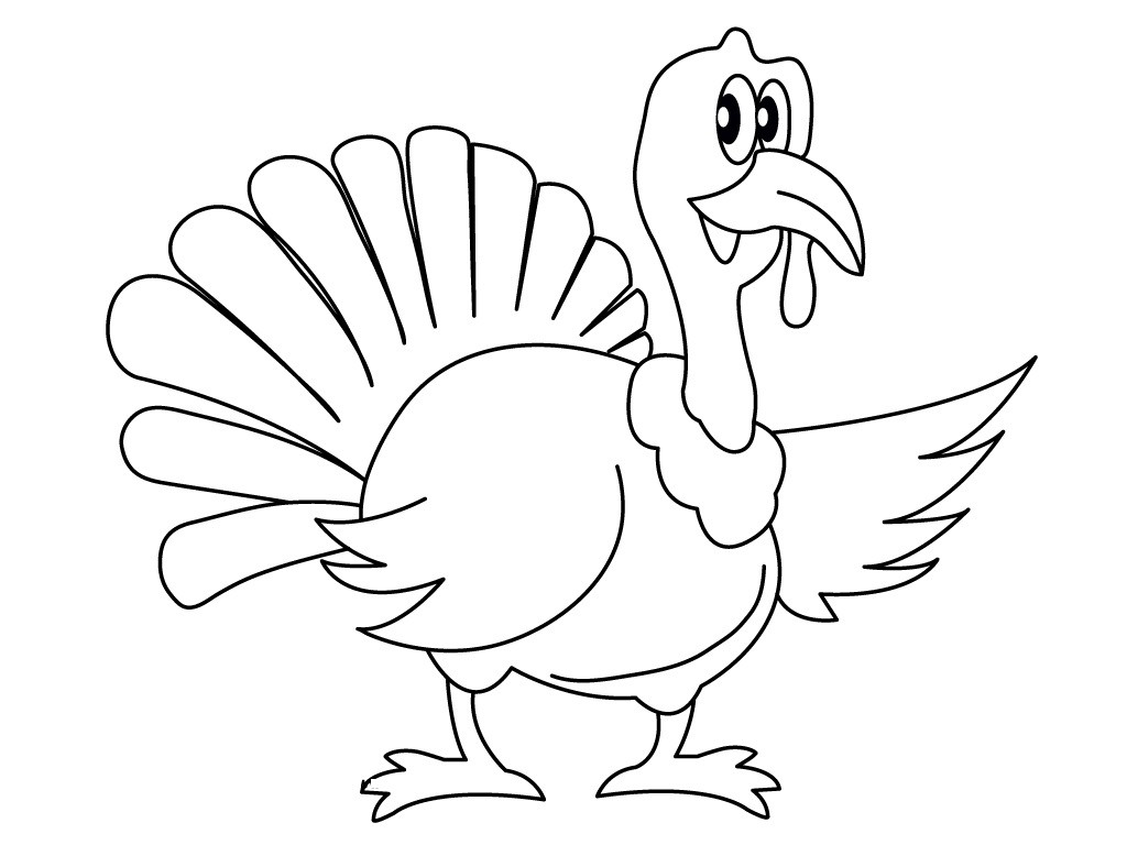 Free Printable Turkey Coloring Pages
 Free Printable Turkey Coloring Pages For Kids