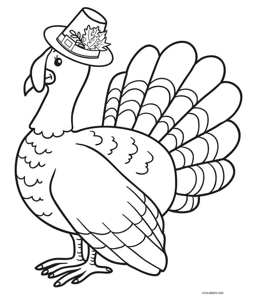 Free Printable Turkey Coloring Pages
 Free Turkey Coloring Pages Sketch Coloring Page