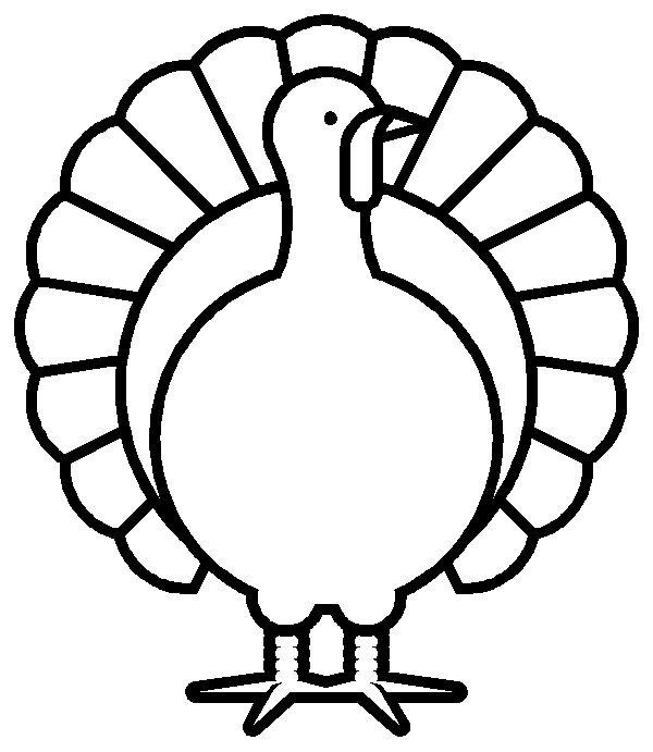 Free Printable Turkey Coloring Pages
 Turkey coloring pages for kids