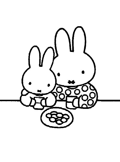Free Toddler Coloring Pages
 Cartoon For Colouring Miffy Coloring Page For Kids