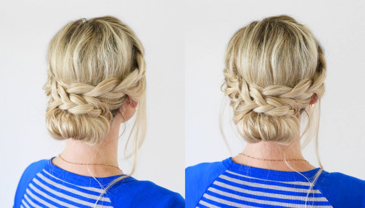 French Braid Updo Hairstyles
 French Lace Braid Updo