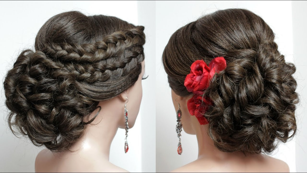 French Braid Updo Hairstyles
 Bridal Hairstyle For Long Hair Tutorial Wedding Updo With