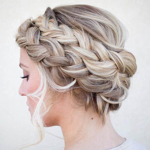 French Braid Updo Hairstyles
 15 Sweet French Braids Pretty Designs