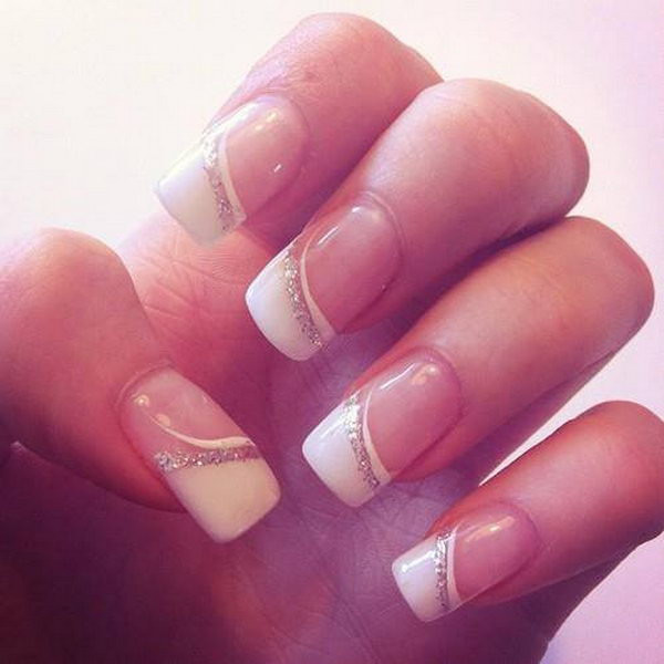 French Tip Nail Designs For Wedding
 60 Fashionable French Nail Art Designs And Tutorials