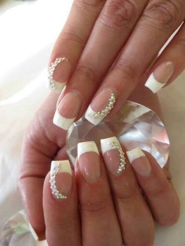 French Tip Nail Designs For Wedding
 45 Latest Wedding Nail Ideas