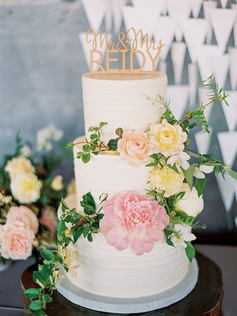 Fresh Flowers On Wedding Cake
 24 Gorgeous Wedding Cakes Ideas With Fresh Flowers