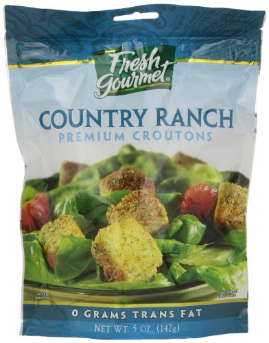 Fresh Gourmet Croutons
 Country Ranch Premium Croutons from Fresh Gourmet