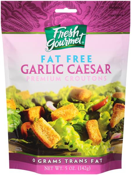 Fresh Gourmet Croutons
 Fresh Gourmet Fat Free Garlic Caesar Premium Croutons