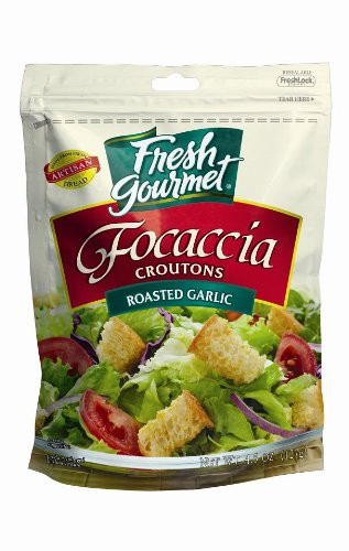 Fresh Gourmet Croutons
 Fresh Gourmet Specialty Croutons Focaccia Roasted Garlic