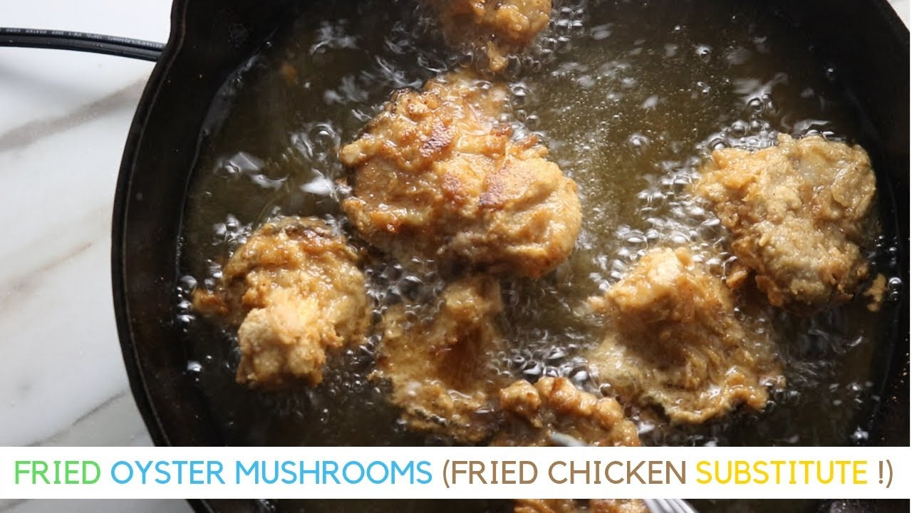 Fried Oyster Mushrooms
 Fried Oyster 🍄 Mushrooms friedmushrooms veganrecipes
