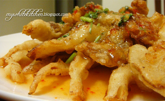 Fried Oyster Mushrooms
 My White Kitchen Fried Oyster Mushrooms With Thai Sweet
