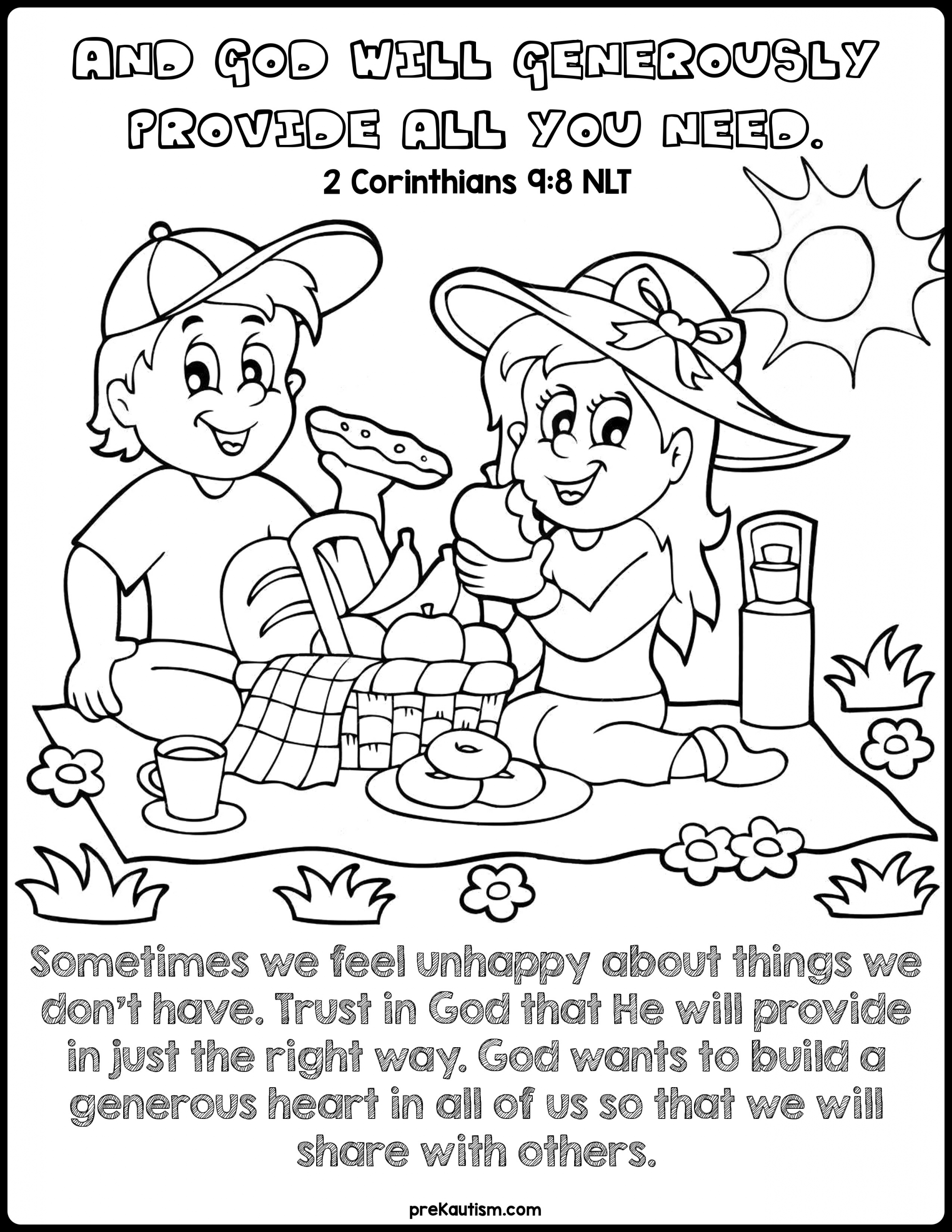 Friendship Coloring Pages For Kids
 Bible Devotions Friendship Coloring Pages