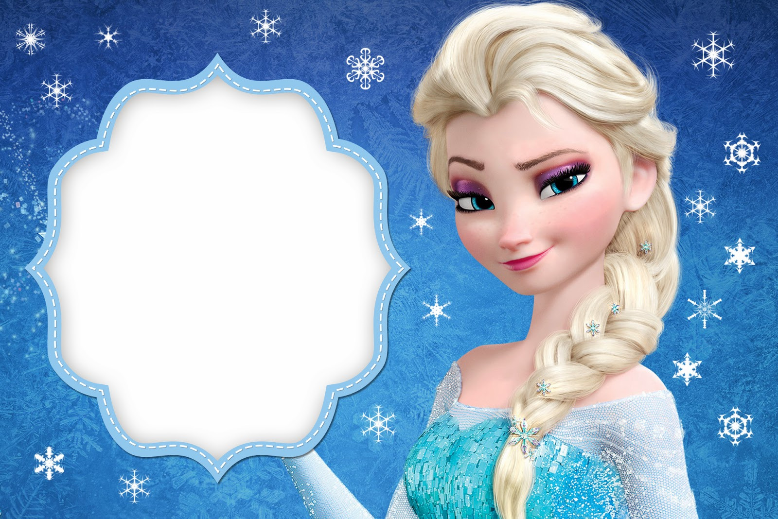 Frozen Birthday Card
 Frozen Free Printable Cards or Party Invitations Oh My