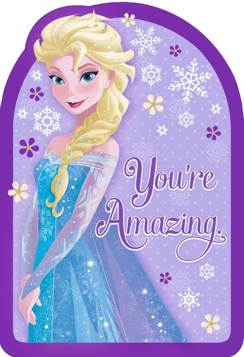 Frozen Birthday Card
 Frozen Queen Elsa You re Amazing Birthday Card Greeting