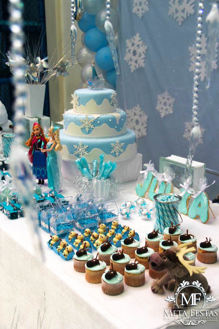 Frozen Birthday Party Theme
 Kara s Party Ideas Frozen Themed Birthday Party Ideas