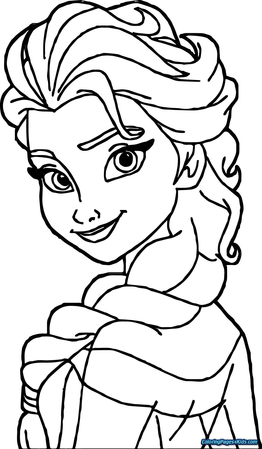 Frozen Coloring Pages For Toddlers
 Elsa Frozen Coloring Pages