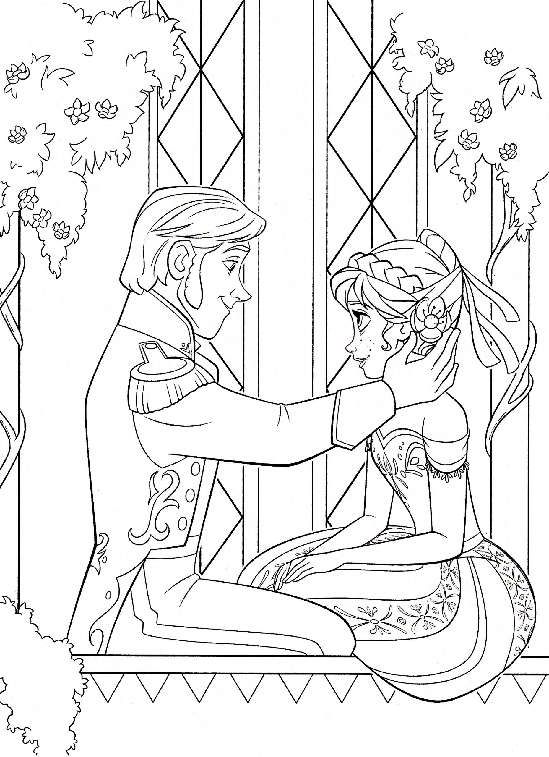 Frozen Coloring Pages Free Printable
 Disney’s Frozen Colouring Pages