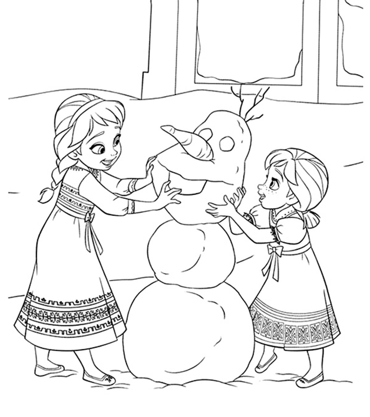Frozen Coloring Pages Free Printable
 Disney Coloring Pages MomJunction