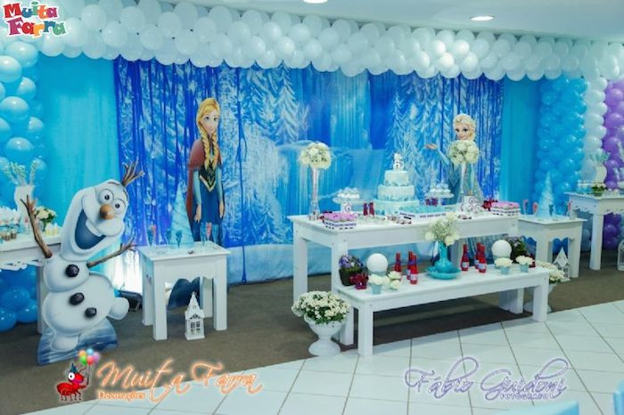 Frozen Decorations For Birthday Party
 Kara s Party Ideas Frozen Birthday Party Ideas Decor
