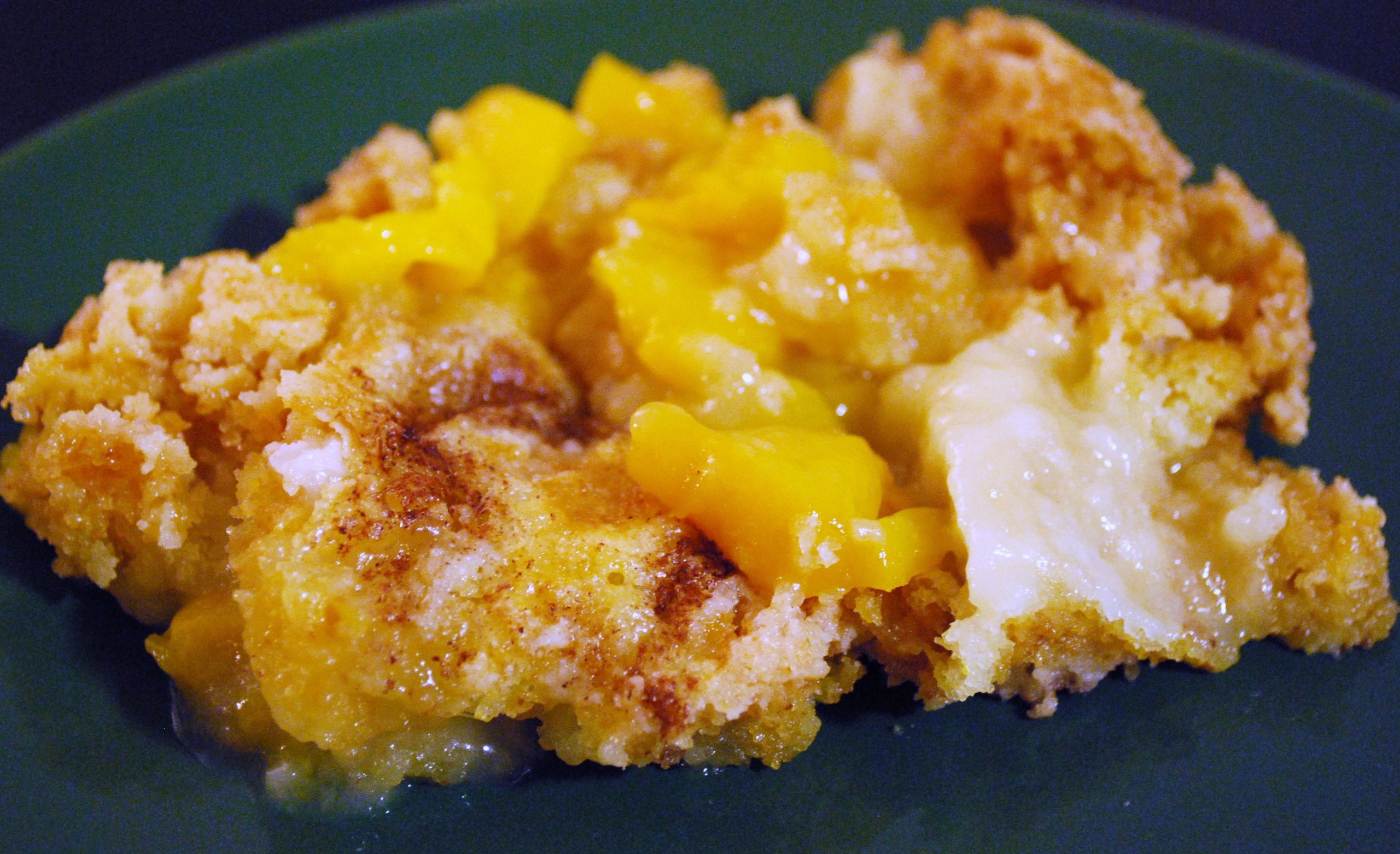 Fruit Cobbler With Cake Mix
 Easiest peach cobbler Ever