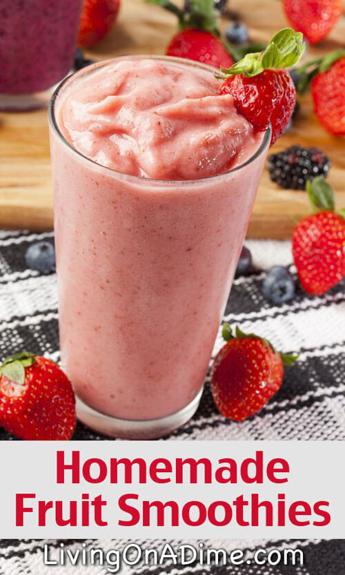 Fruit Smoothies Recipes
 Homemade Fruit Smoothies Recipe And Extras Delicious And