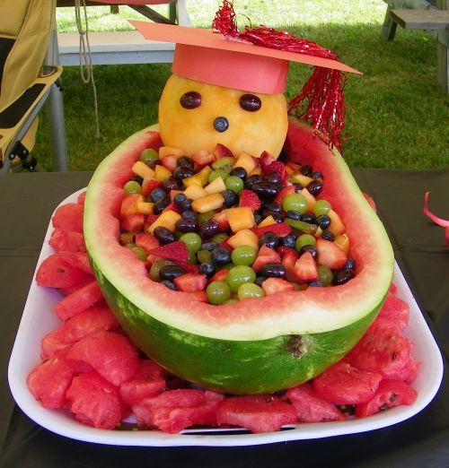 Fruit Tray Ideas For Graduation Party
 17 Best images about Graduation Party Fruit Ideas
