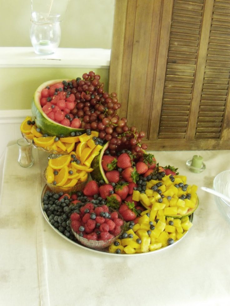 Fruit Tray Ideas For Graduation Party
 Down on Sanford Graduation Open House