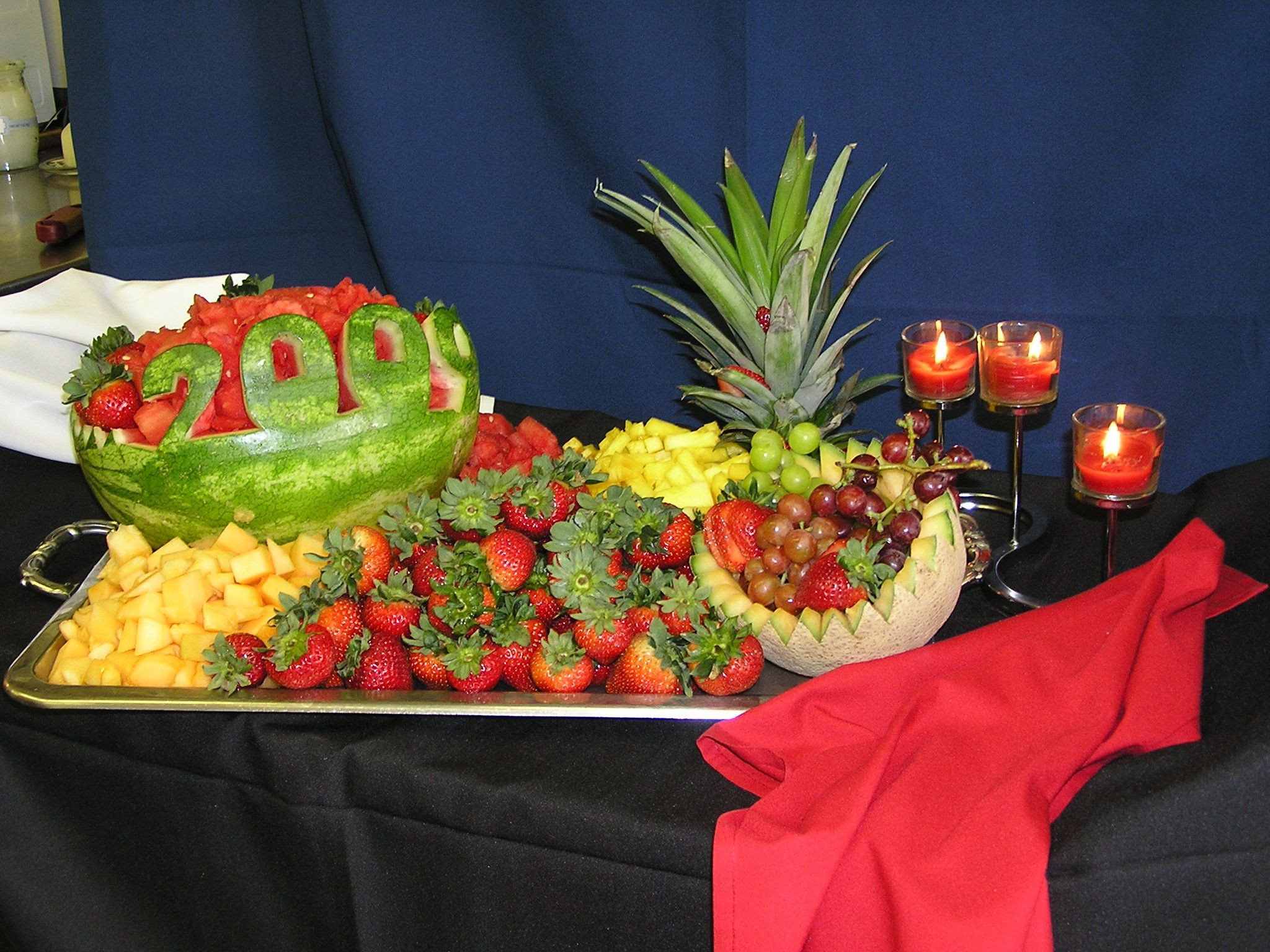 Fruit Tray Ideas For Graduation Party
 Carve a watermelon with the year or name of the graduate