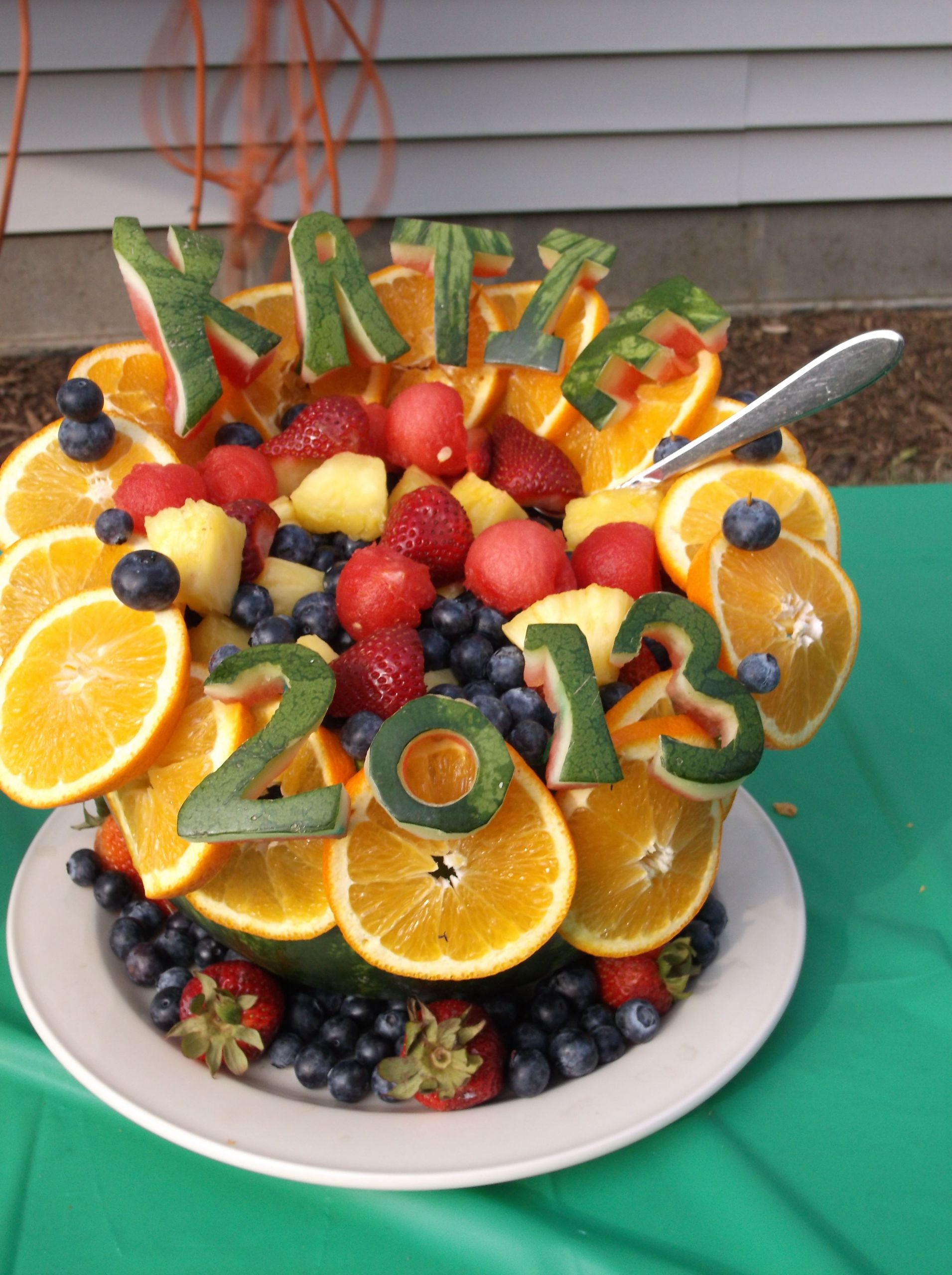 Fruit Tray Ideas For Graduation Party
 Graduation Party Fruit Bowl