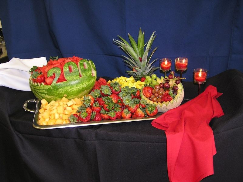 Fruit Tray Ideas For Graduation Party
 Graduation Party great fruit platter display idea