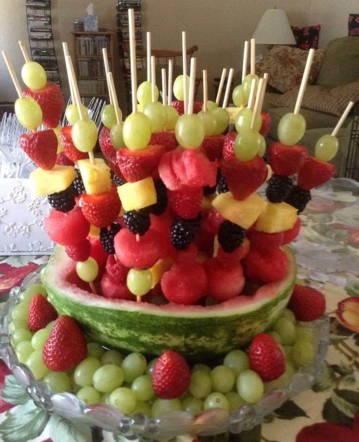 Fruit Tray Ideas For Graduation Party
 93 best images about Pretty Fruit Trays on Pinterest