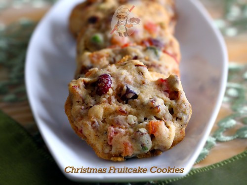 Fruity Cookies Recipe
 Christmas Fruitcake Cookies Recipe