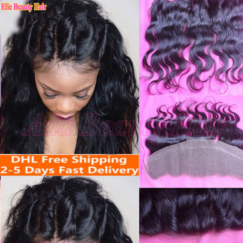 Full Lace Frontal Closure With Baby Hair
 8A Brazilian Lace Frontal Closure body wave Lace Frontal