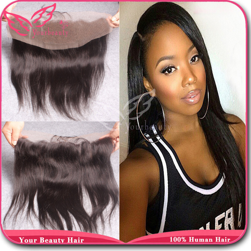 Full Lace Frontal Closure With Baby Hair
 Cheap Straight Malaysian Lace Frontal Closure With Baby