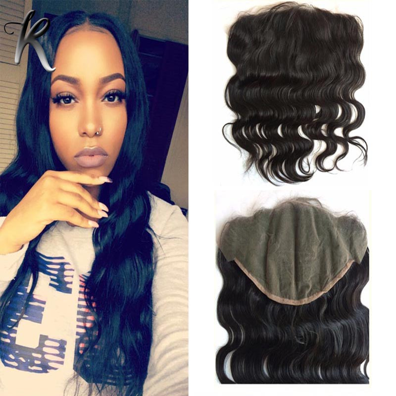 Full Lace Frontal Closure With Baby Hair
 13x6 Lace Frontal Closure Body Wave Indian Virgin Human