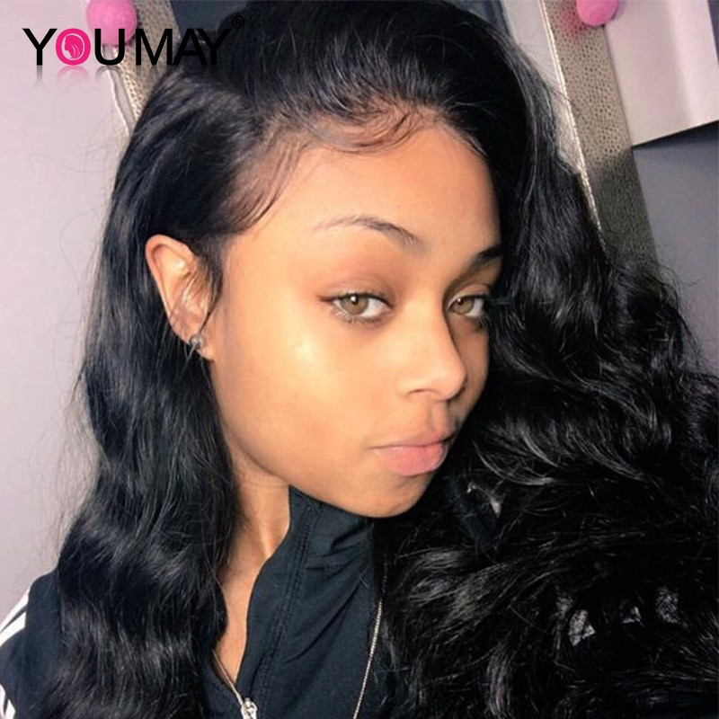 Full Lace Frontal Closure With Baby Hair
 Pre Plucked 360 Lace Frontal Brazilian Virgin Hair Body