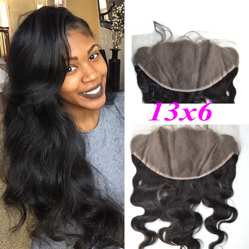 Full Lace Frontal Closure With Baby Hair
 13x6 Lace Frontal 8A Indian Lace Frontal Closure With Baby