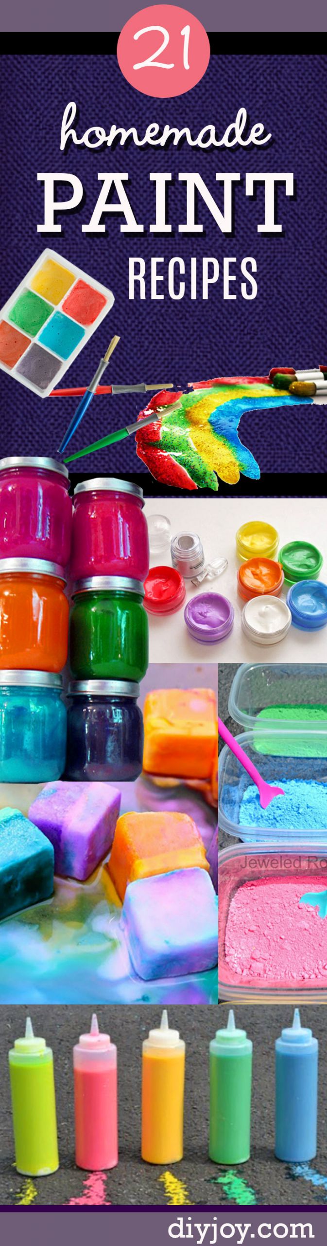Fun DIY Projects For Kids
 21 Easy DIY Paint Recipes Your Kids Will Go Crazy For