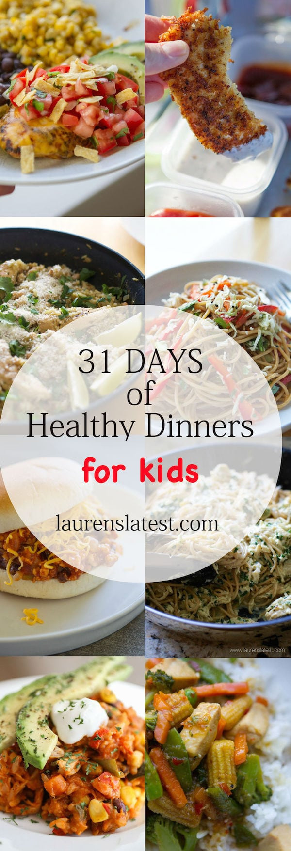 Fun Healthy Dinners For Kids
 Healthy Dinner Ideas for e Month