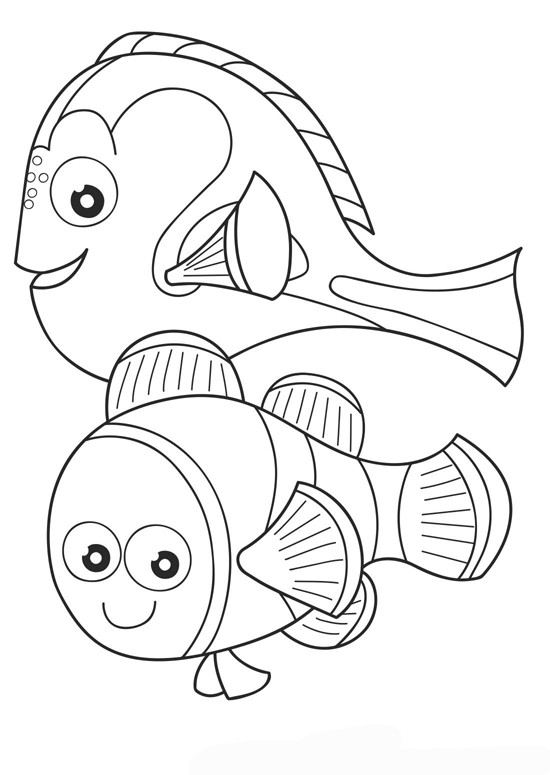Fun Printable Coloring Pages
 Dory Coloring Pages Best Coloring Pages For Kids
