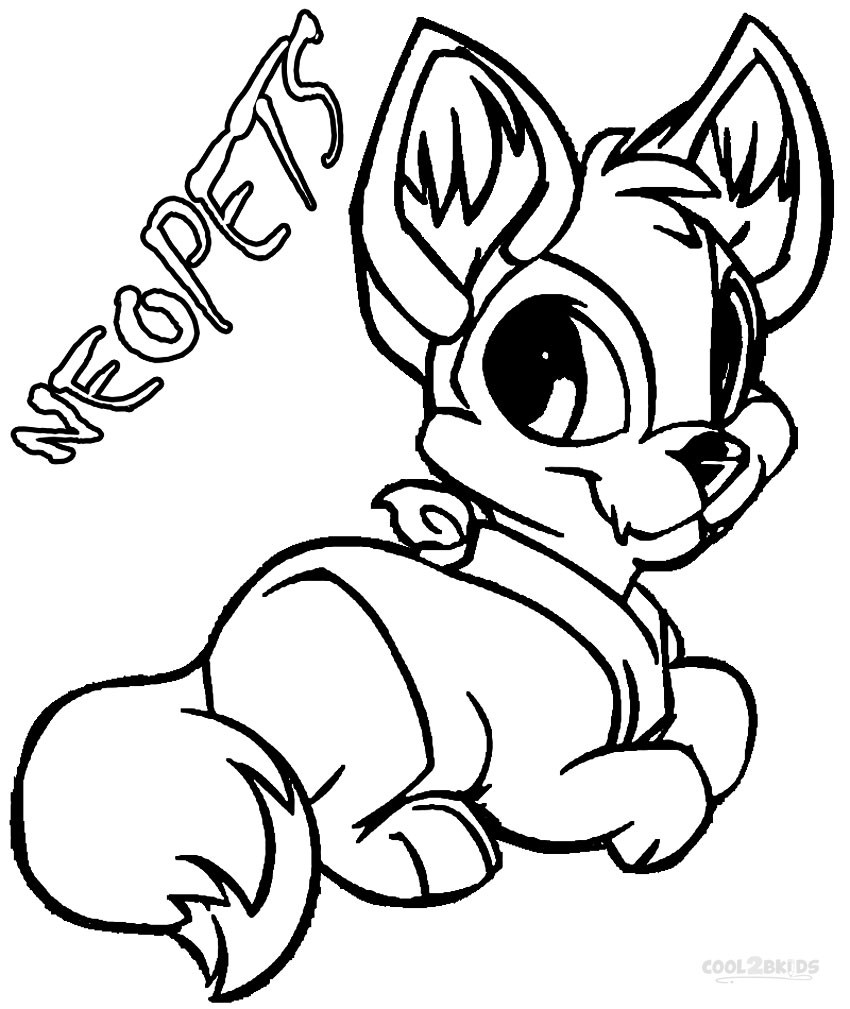 Fun Printable Coloring Pages
 Printable Neopets Coloring Pages For Kids