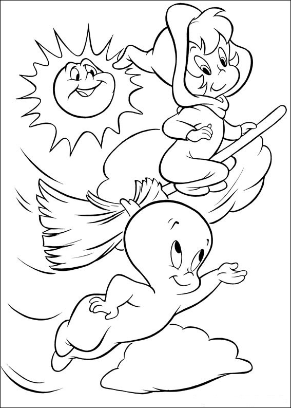 Fun Printable Coloring Pages
 Fun Coloring Pages Casper Ghost Coloring Pages