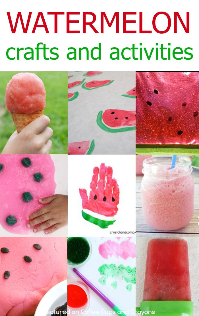 Fun Summer Crafts For Kids
 Fun Watermelon Activities