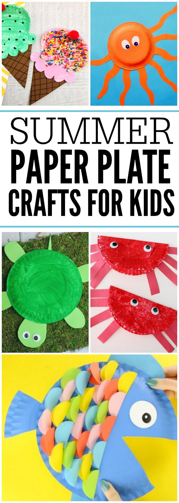 Fun Summer Crafts For Kids
 Easy Summer Paper Plate Crafts for Kids Plates make great
