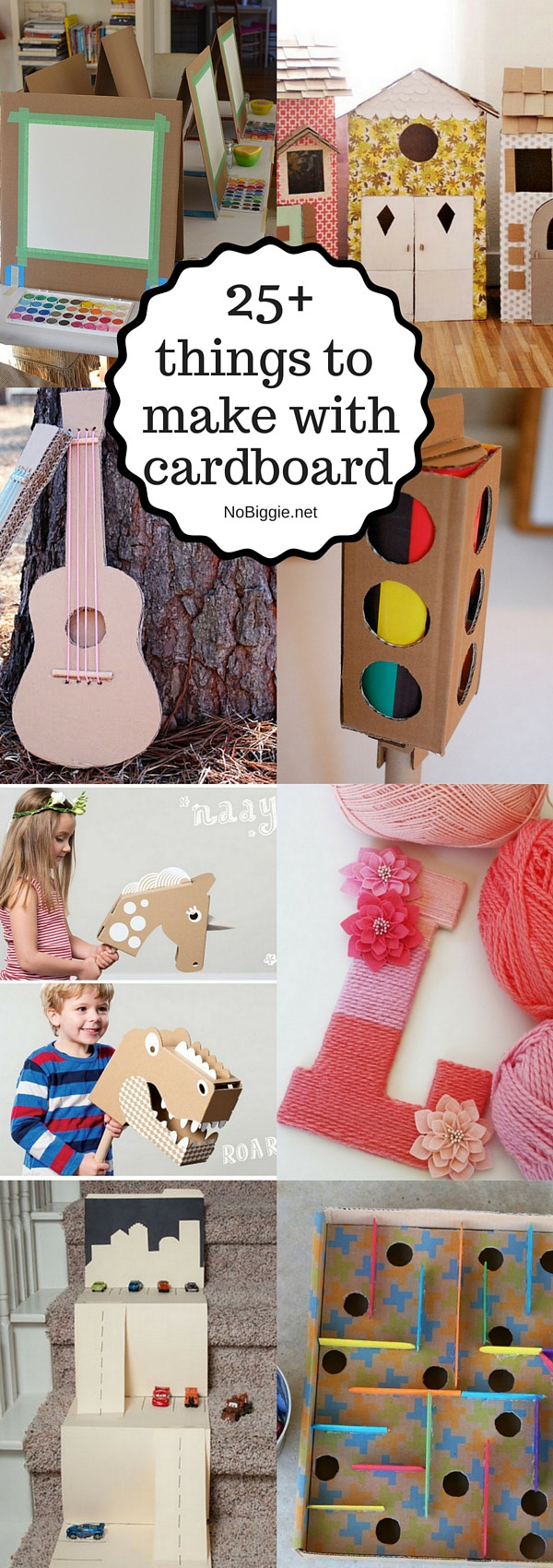 Fun Things For Kids To Make
 25 Things to Make with Cardboard