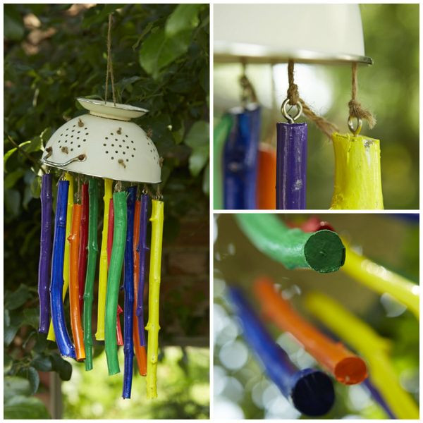 Fun Things For Kids To Make
 How to make a wind clunk little green fingers