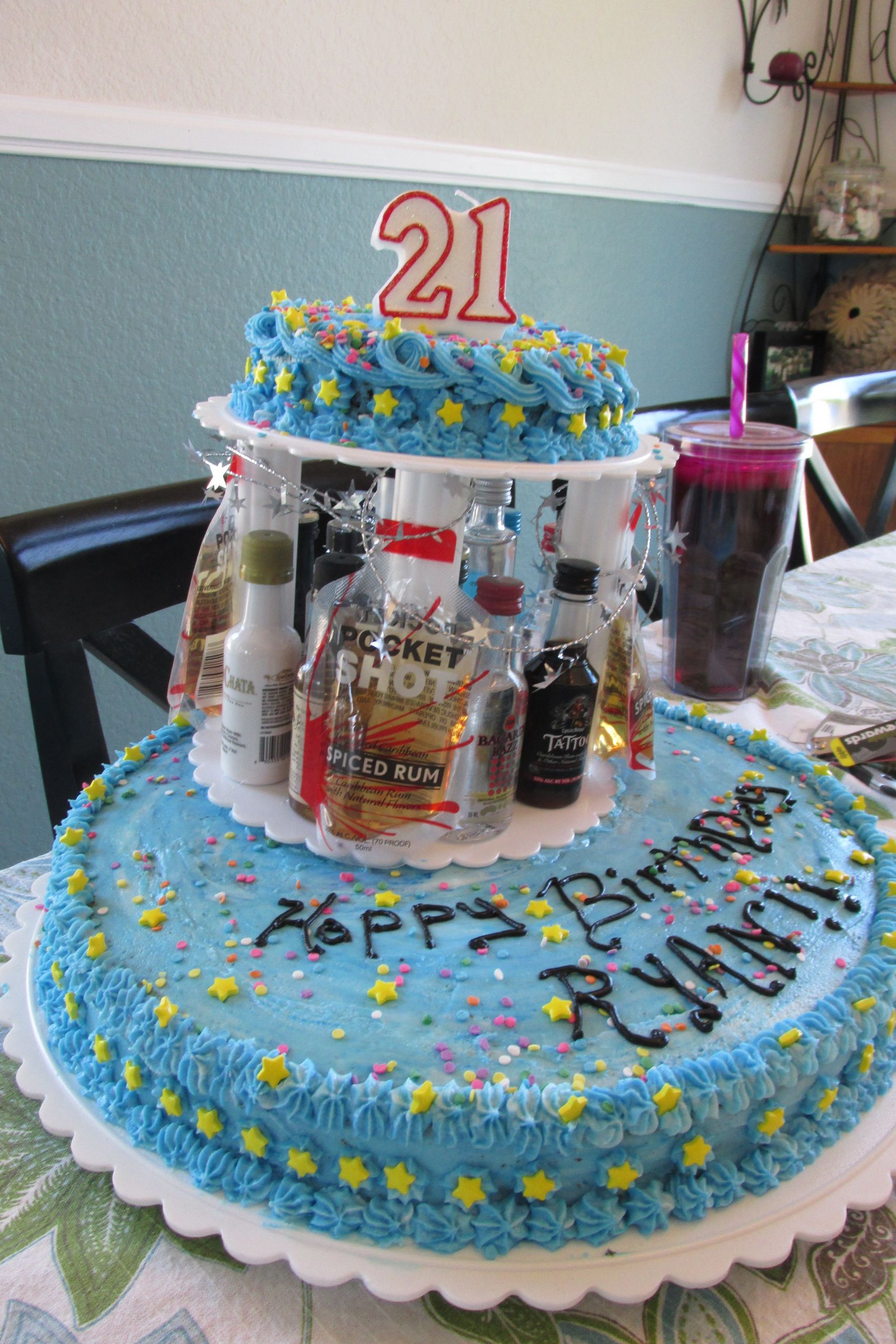 Funny 21 Birthday Cakes
 Happy 21st Birthday Cake