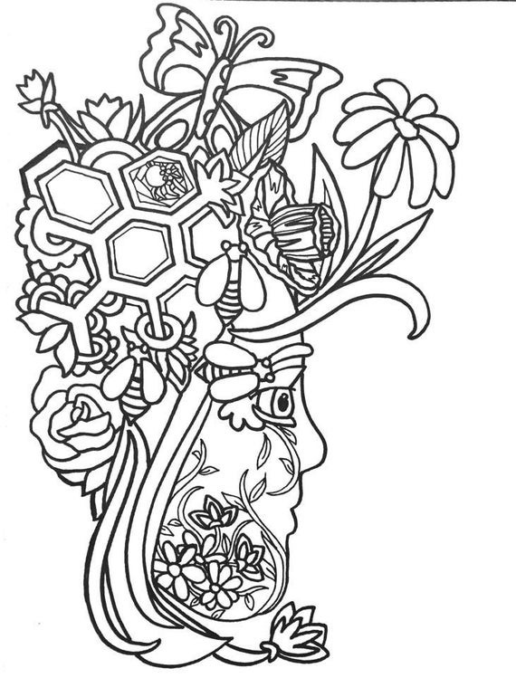 Funny Adult Coloring Books
 15 More Fun Fancy Funky Faces Coloring Pages Vol2